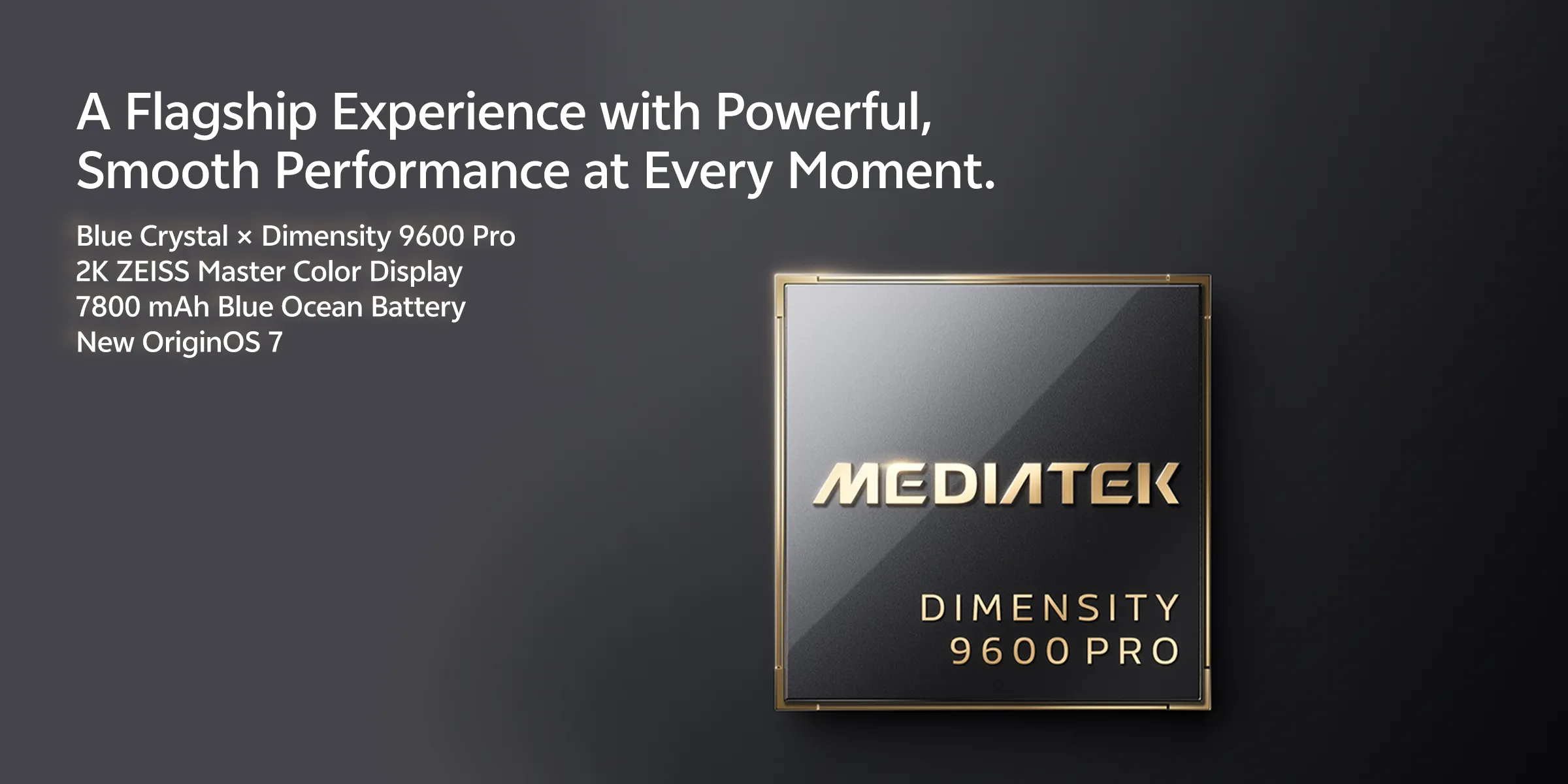 vivo X500 Pro Max Dimensity 9600 Pro flagship performance, 2K ZEISS display, 7800mAh battery, OriginOS 7