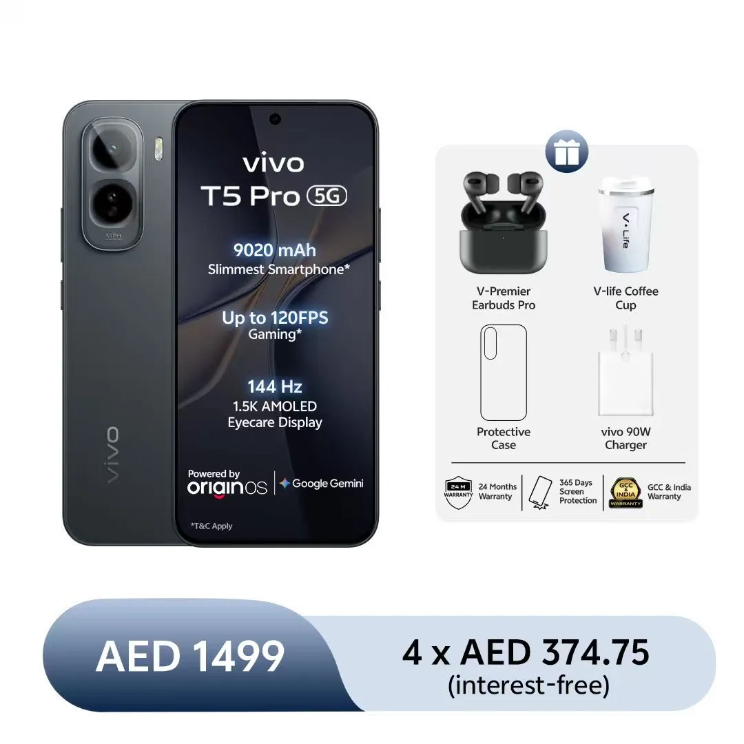 vivo T5 Pro Black 8GB+256GB_1