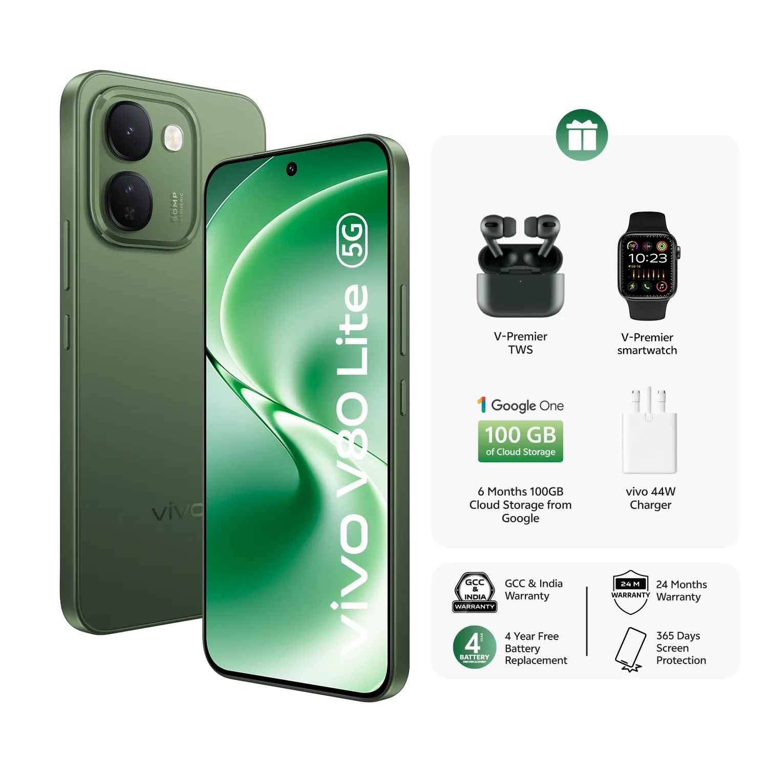 8GB+128GB / Green