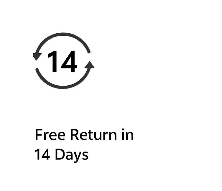 Free Return in 14 Days icon