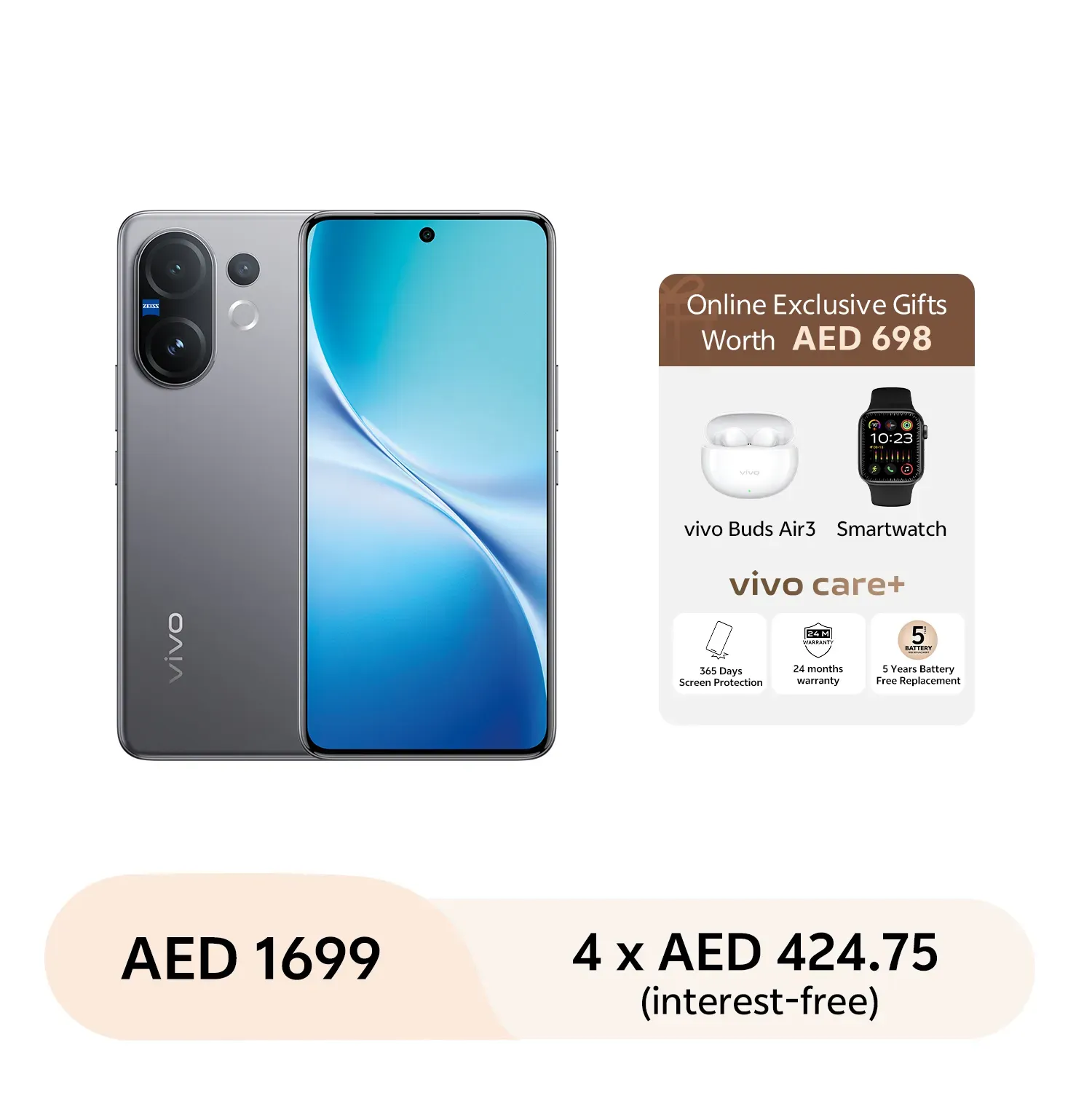 vivo V60 5G 12GB+512GB Gray_1