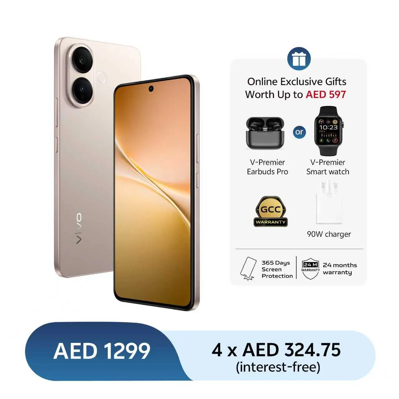 8GB+256GB / Gold