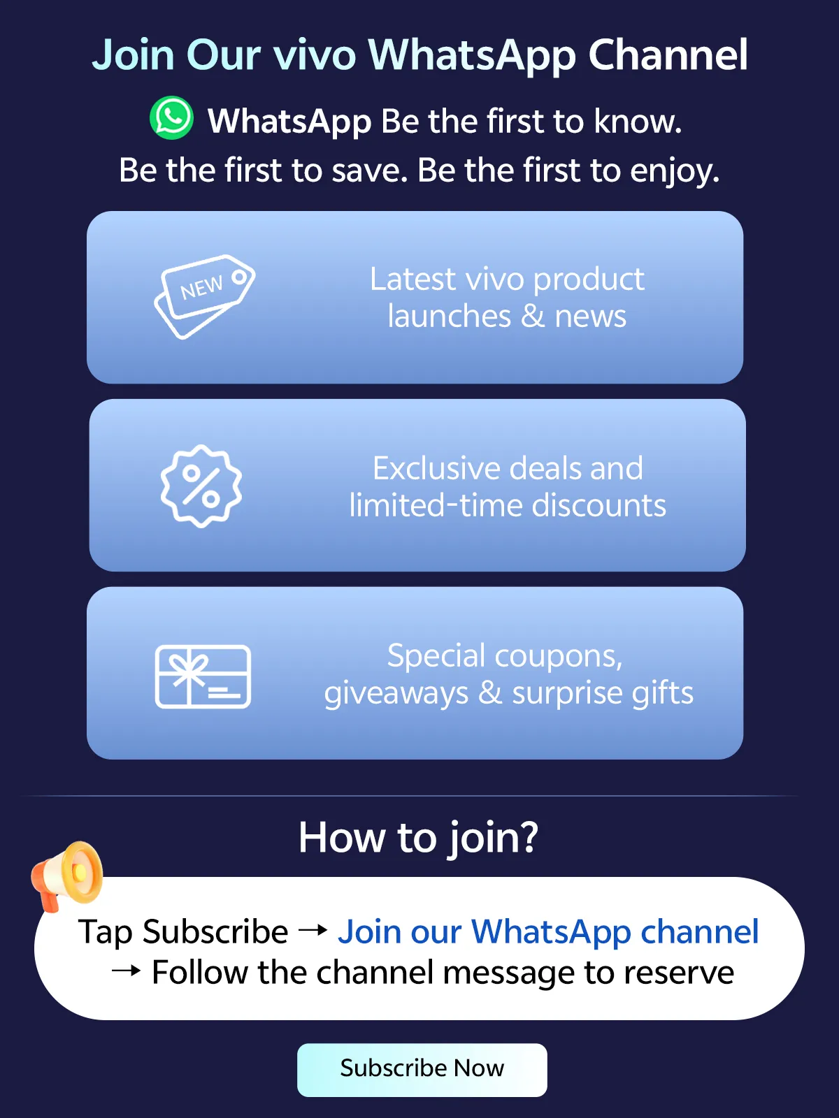 Join Our vivo WhatsApp Channel banner