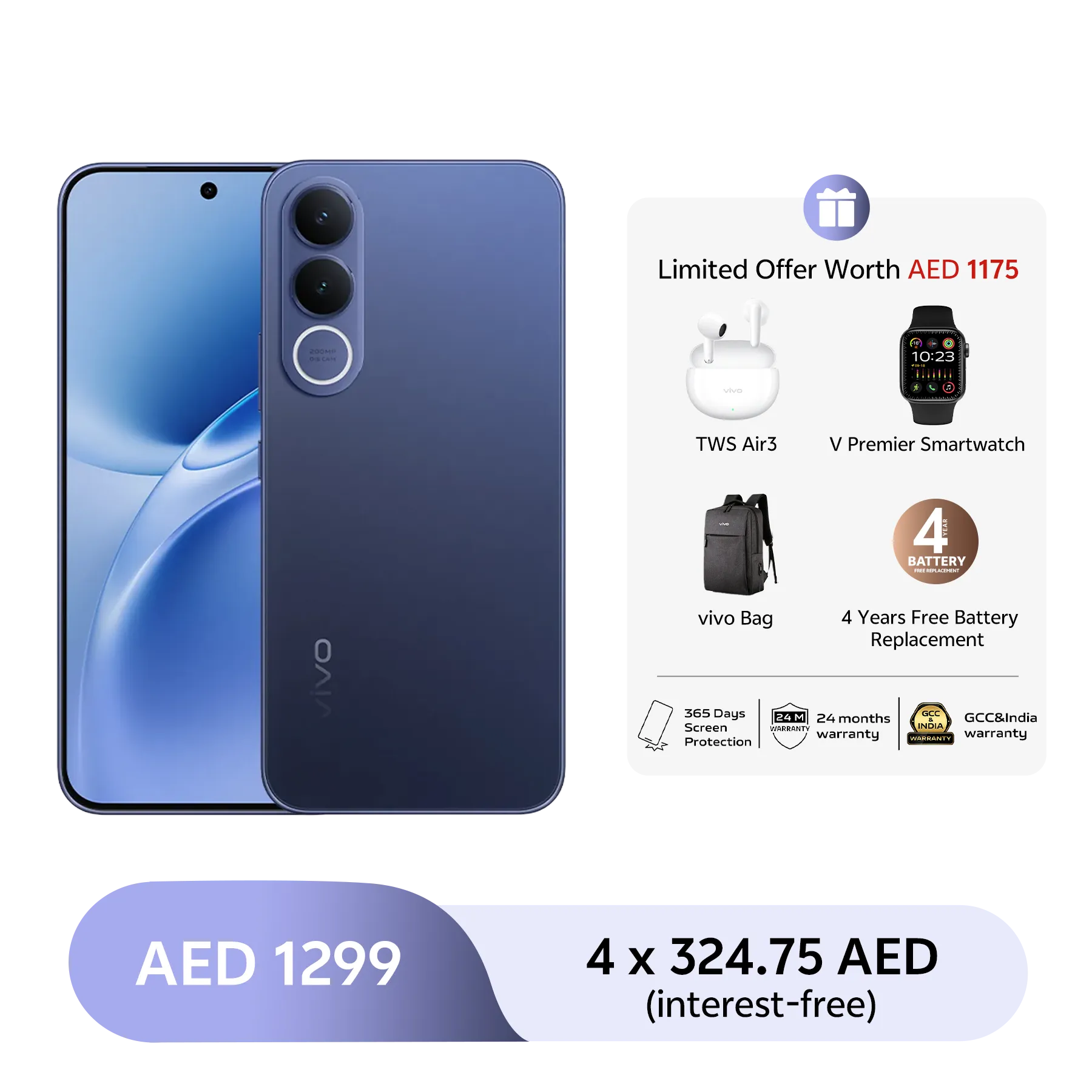 Blue / 8GB+256GB